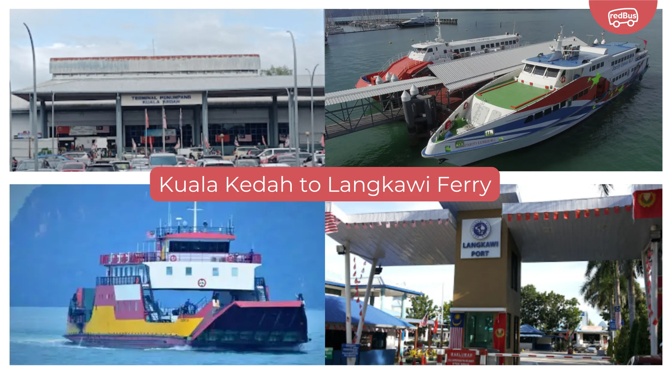 Kuala Kedah to Langkawi ferries with port